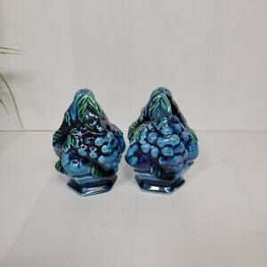 Vintage Mood Indigo Salt & Pepper Shakers E-2371 Inarco